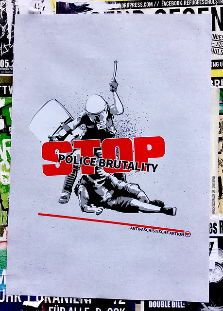 stop police brutality poster