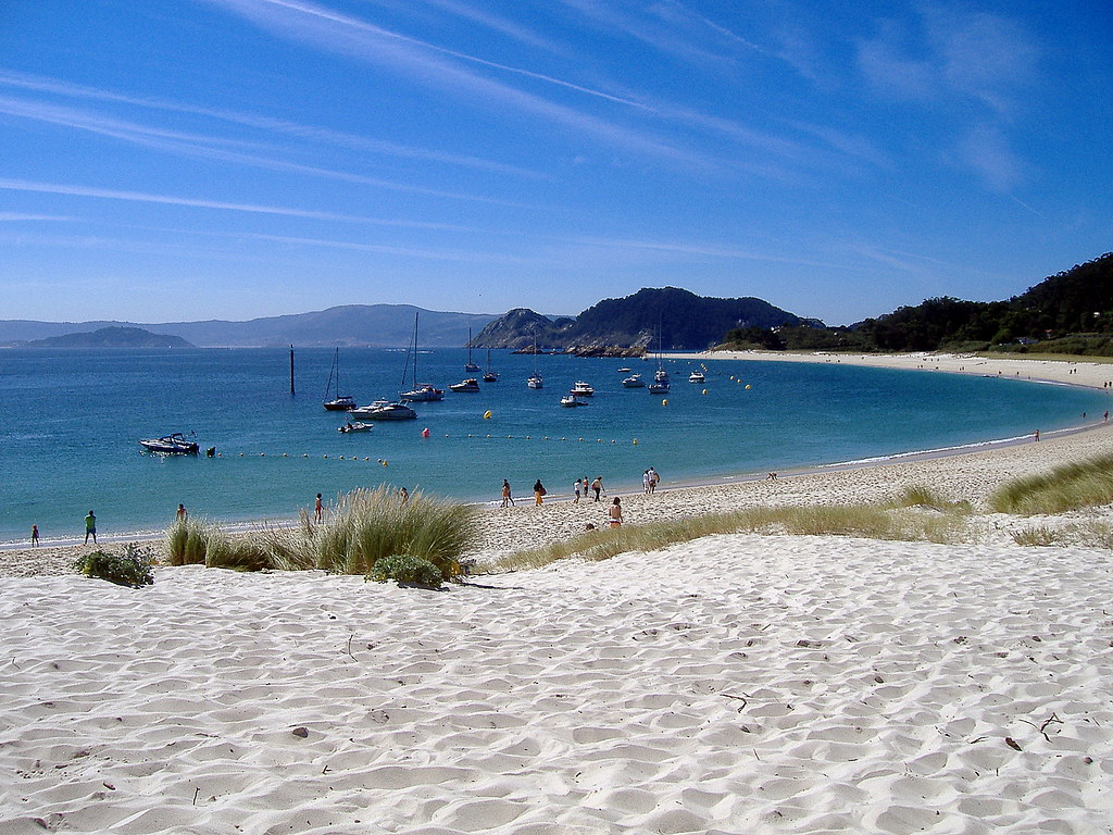 españa, praia, beach, faro, island, mar, spain, playa, galicia, galiza, mon...