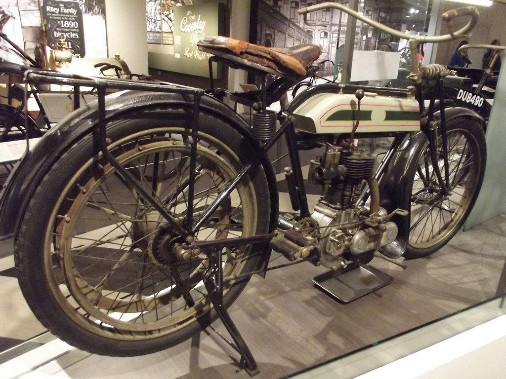 1914 Triumph Motor Cycle at Coventry Transport Museum
