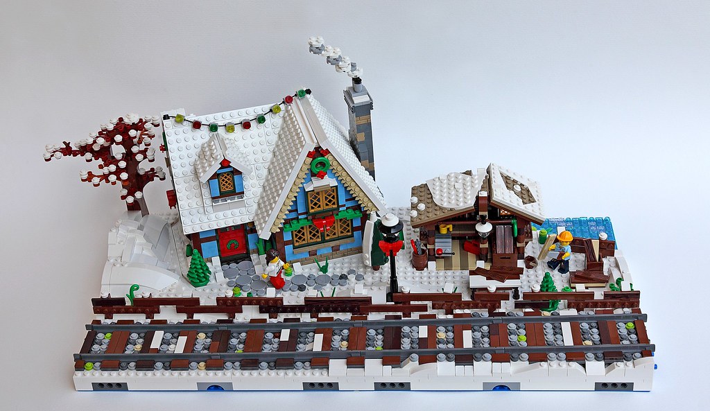 Another Big LEGO Winter Village All About The Bricks