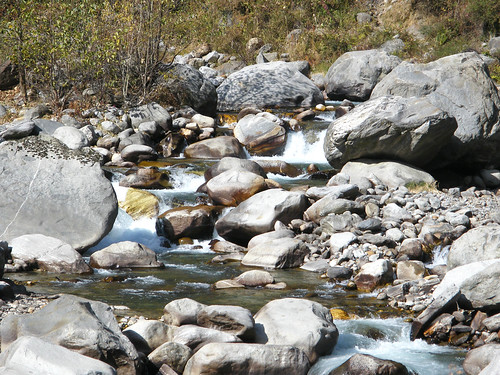 india mountains water rocks stream manali himalayas himachalpradesh