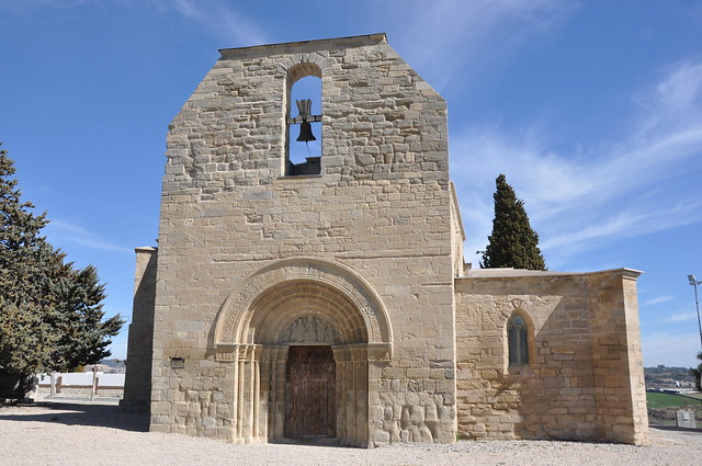 Santa Coloma de Queralt. Santa Maria de Bell-Lloc church. 13th C.