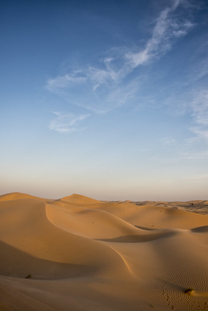 Desert sundown.