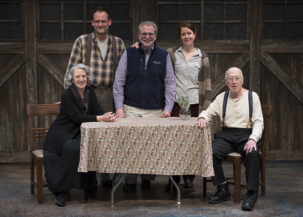 The cast of OUTSIDE MULLINGAR with director BJ Jones