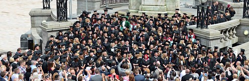 University Of Hull Degree Ceremony Ten Hat Throw 14-07-16