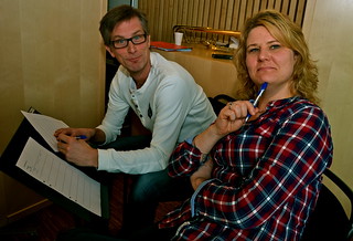 Domare i arbete: Mattias Hjortlinger och Johanna Andersson