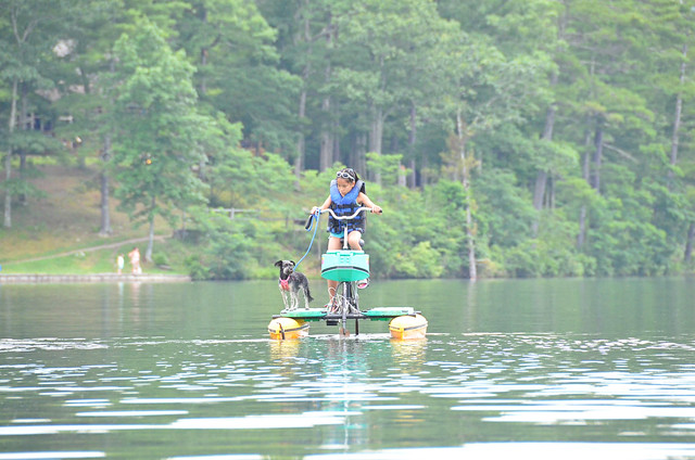 See the lake from your very own hydro-bike at Douthat State Park