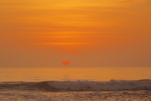 ocean beach sunrise dawn florida indialantic