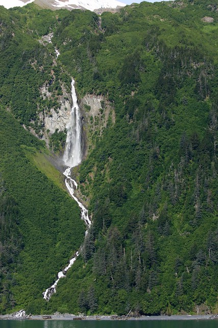 Glacial Falls Valdez Prince William Sound Alaska