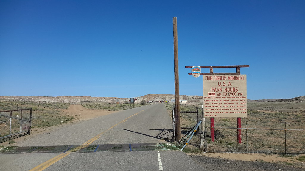Welcome to the Four Corners Monument in the Navajo Tribal Nation
