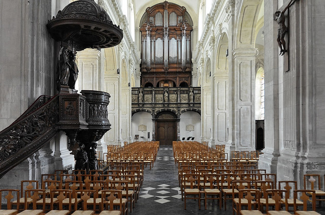 Cambrai (Nord) - Eglise Saint-Géry - Nef