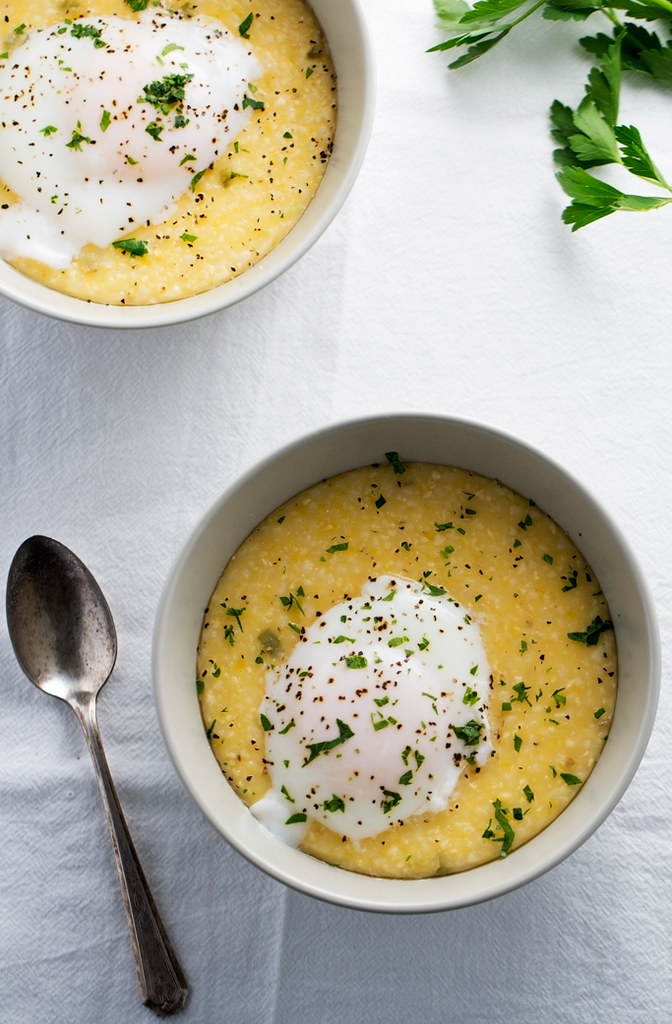 Jalapeno-Cheddar-Grits-with-Poached-Eggs-3 | Little Spice Jar | Flickr