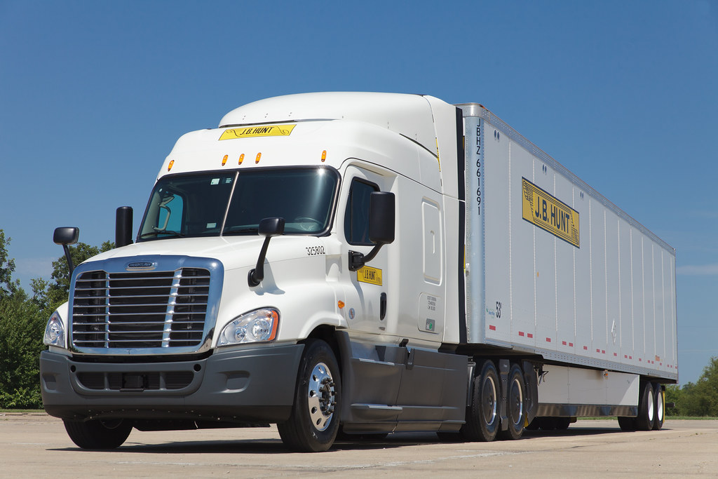 Drivewyze - J.B. Hunt Truck Side