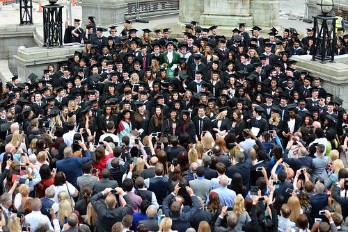 University Of Hull Degree Ceremony Seven Hat Throw 13-07-16