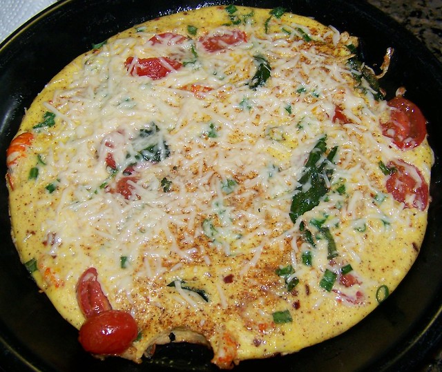 Crawfish omelette