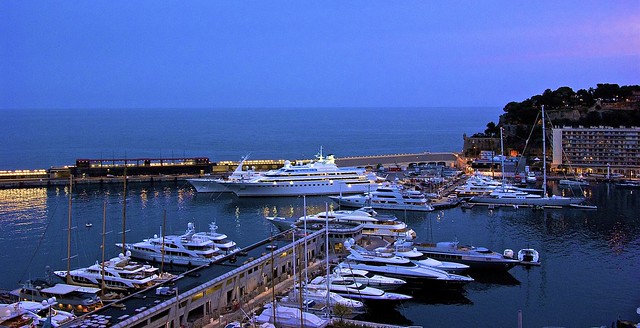 Luxury yachts galore at Monte Carlo port