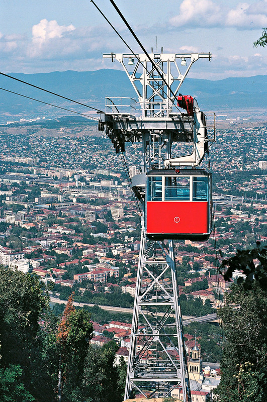 One of the Cabins involved in deadliest Aerial Tramway crash in Tbilisi (Georgia) in 1990