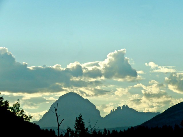 Crowsnest Mountain Silhouette