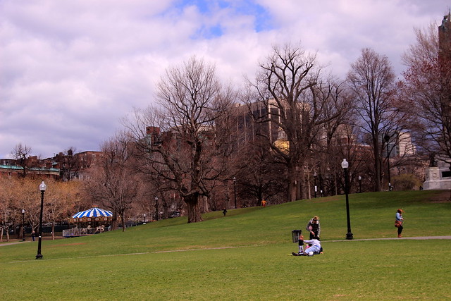 Cloudy Day, Boston Public Garden, April 23, 2015