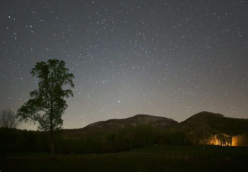 night starry landscape scenic rural southcarolina mountains sky spring