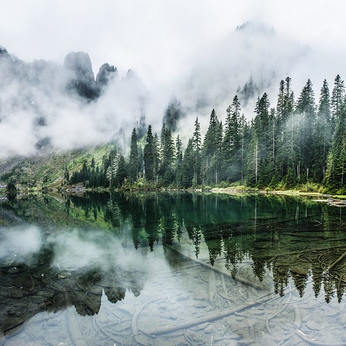 foggy lake twenty two. washington. That magical moment whe… | Flickr