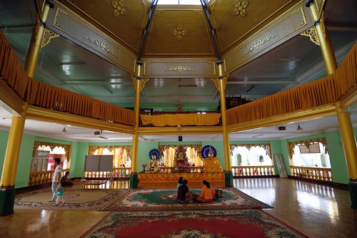 meeting hall shrine interior Shwedagon Pagoda | by phginlon