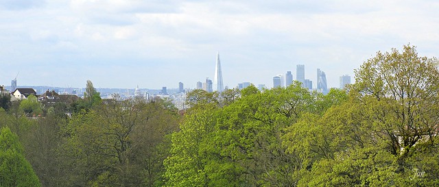 London Skyline in Spring