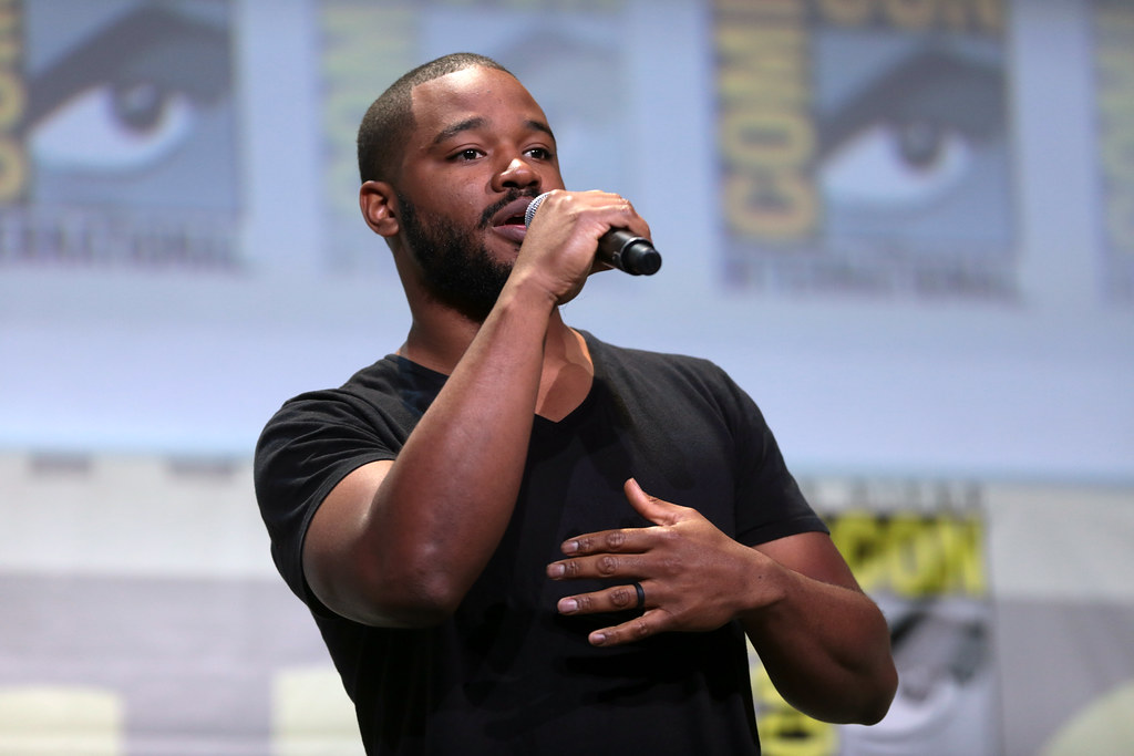 Ryan Coogler speaking at the 2016 San Diego Comic Con