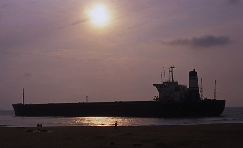 Bulk carrier MV River Princess slowly decaying on Candolim Beach, Goa, after grounding some years prior to my visit | by mikul44171