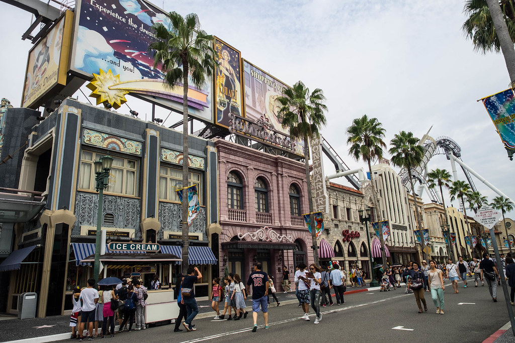 Calles temáticas en Universal Studios Japan