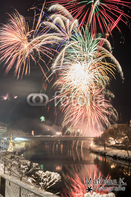 Silvesterfeuerwerk Villach 2015