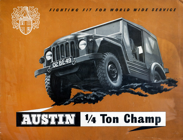 Austin Champ 1951 Leaflet front cover