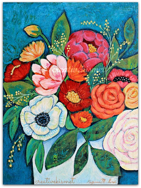 Feeling Flowery - art by Regina Lord
