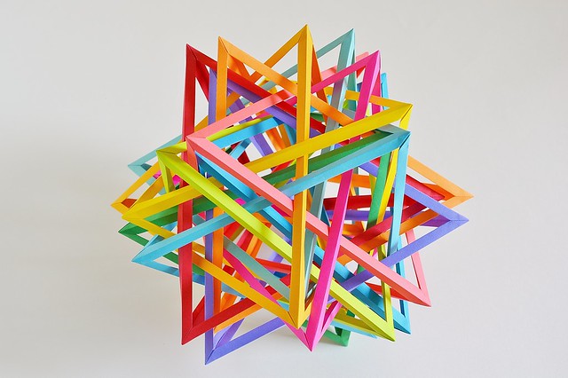 Twelve Interlocking Tetrahedra (Byriah Loper)