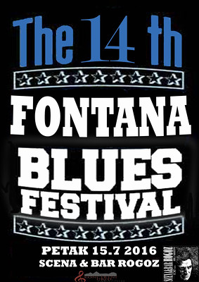 U petak 14. Fontana blues festival