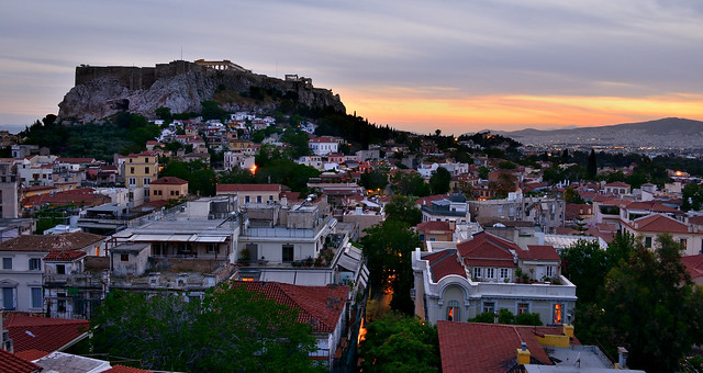 Sunset on the Acropolis, Athens