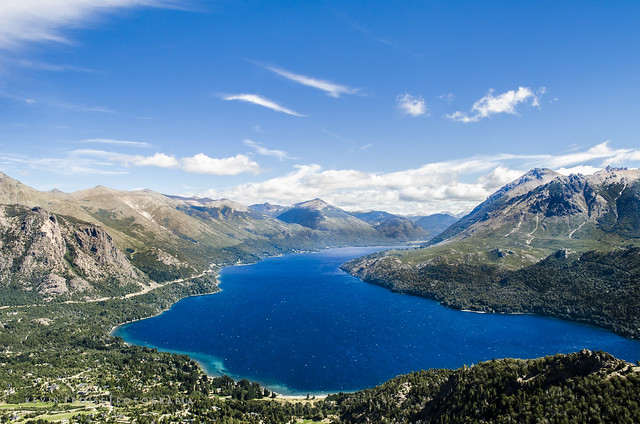Lago Gutierrez desde la piedra de Hasburgo (Cerro Otto) - Bariloche
