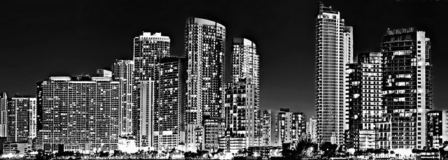 The skyline Miami, Florida, U.S.A. - The Magic City