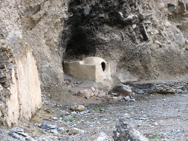 Bread oven in the Mountains between Dushanbe and Khojand, Tajikistan