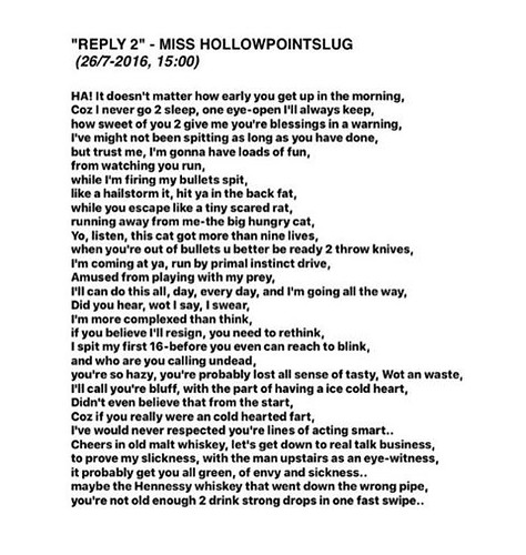 22 7 2016 06 39 Miss Hollowpointslug Reply 1 Rap Hiph Flickr