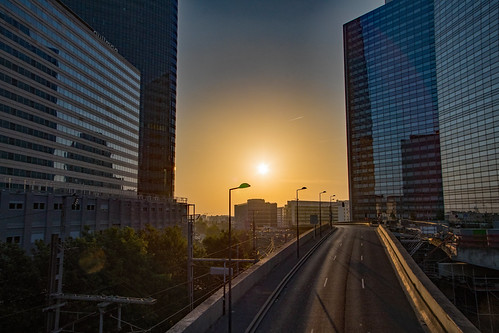 La Defense, Paris by morten.images, Sunriseparis la defense sunset city