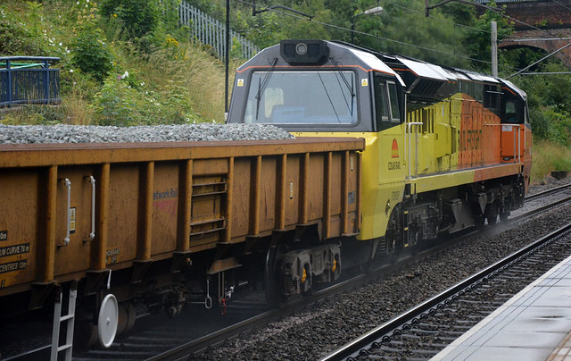70809 & 70807 Colas Rail Freight T&T Bescot- Banbury