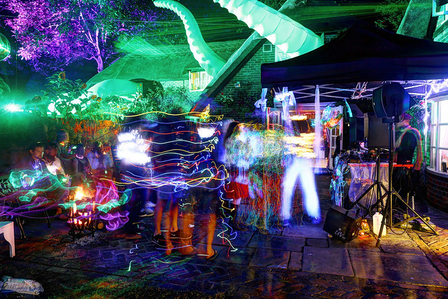 Long exposures at a Party