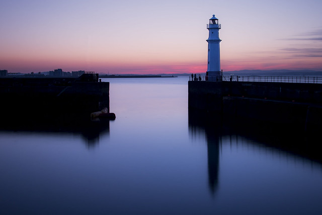 Newhaven Lighthouse Sunset