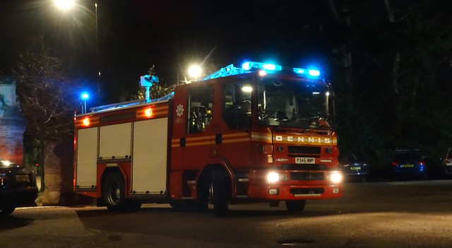 Hereford & Worcester Fire & Rescue Service [Acted 412] | reserve Rescue Pump acting 412 | Dennis Sabre | P346 NWP