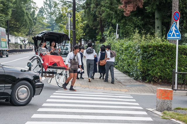 Rikshaw ride in Kyoto
