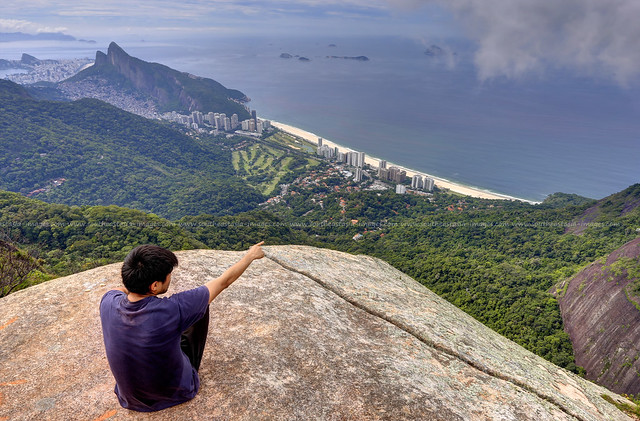 View of São Conrado Beach from Pedra Bonita / Rio de Janeiro / Brazil