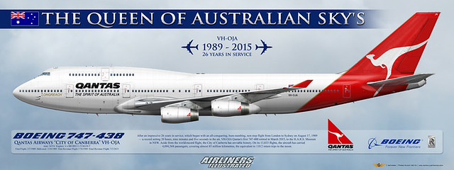 Qantas Airways Boeing 747-438 