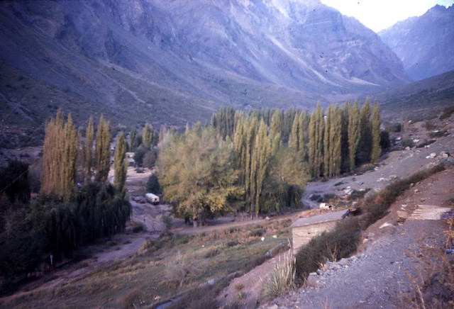 Cajón del río Maipo, Chile, 1963, coleccion de Ryan Stansifer