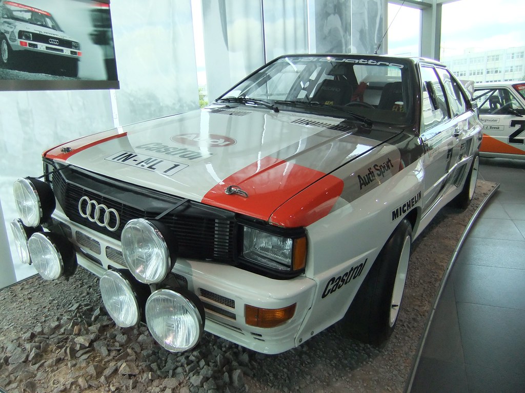 Image of Audi Rallye Quattro A2 1983 - Museum Mobile, Audi Forum, Ingolstadt, Germany